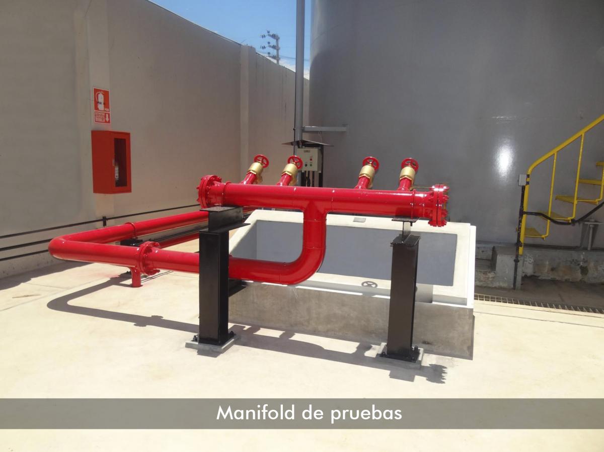 Manifold de pruebas