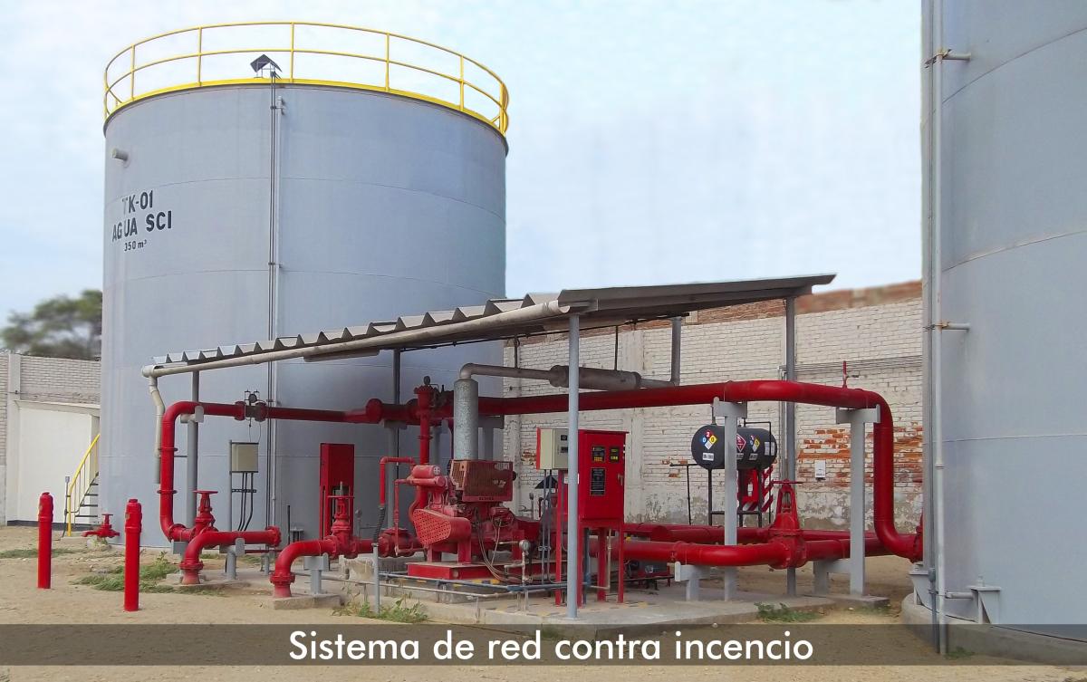 Sstema de red contra incendio