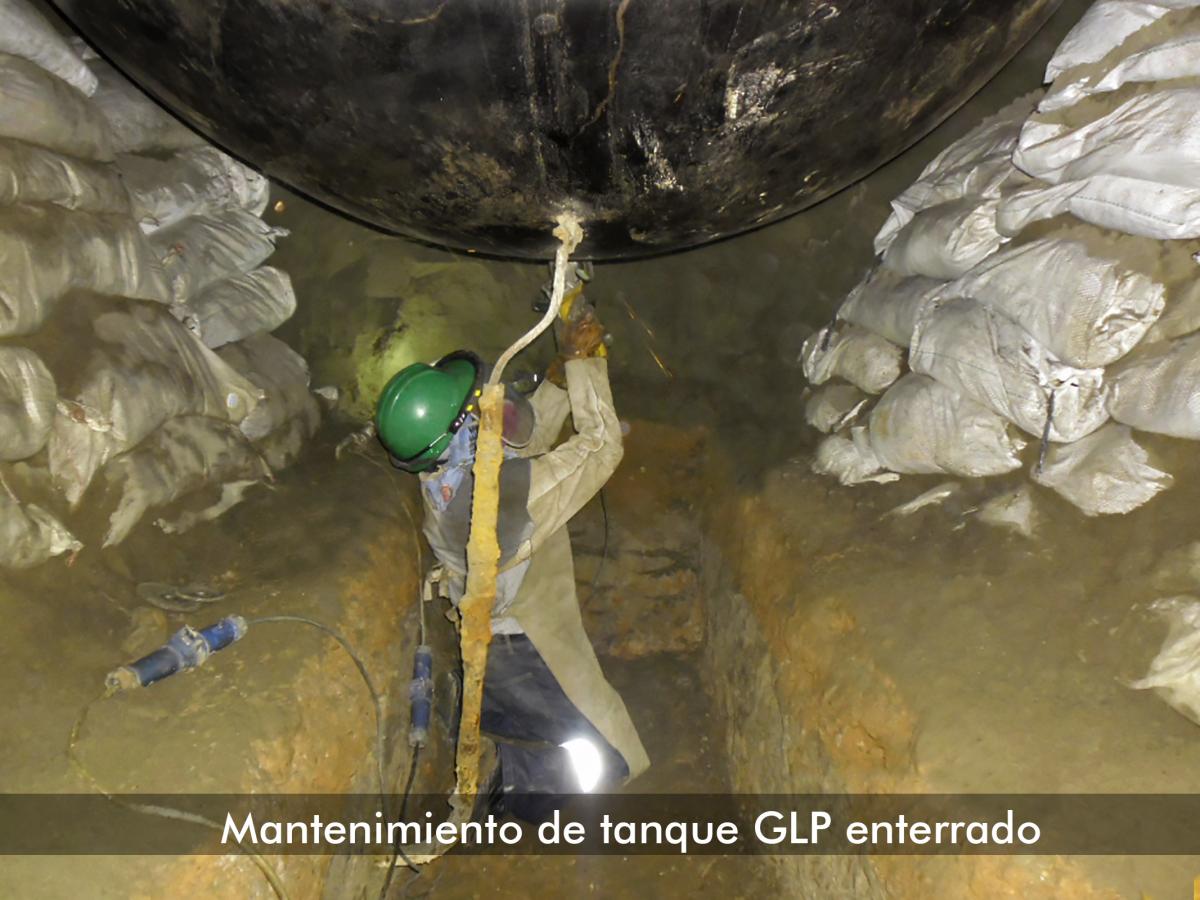 Tanque glp enterrado